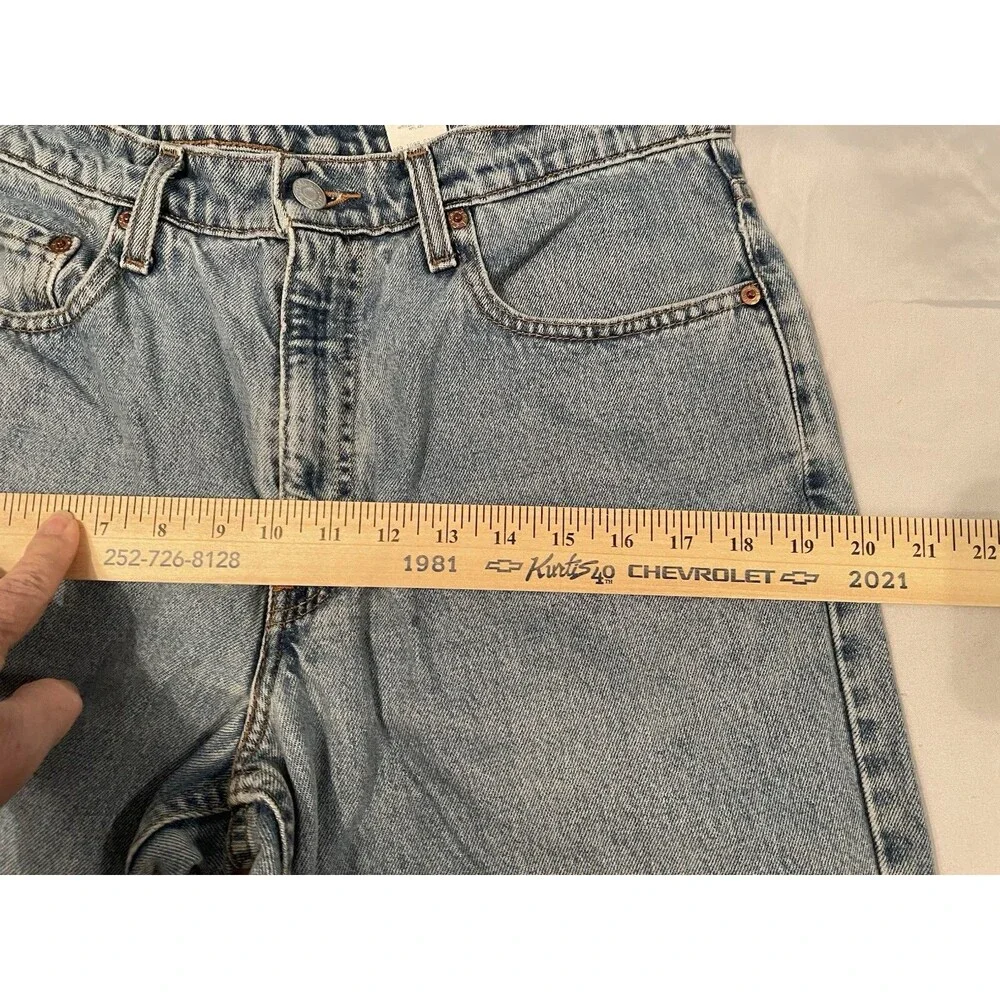 Levi’s 550 Jeans Men Size 34x30 Blue Denim Light Wash Vintage Actual (34x29.5)